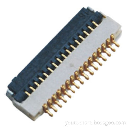 FPC Connector, 0.5mm, H=1.0, Flip Type